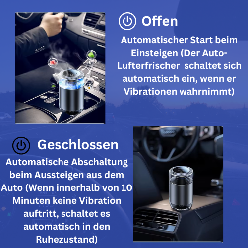 Auto-Lufterfrischer mit LED