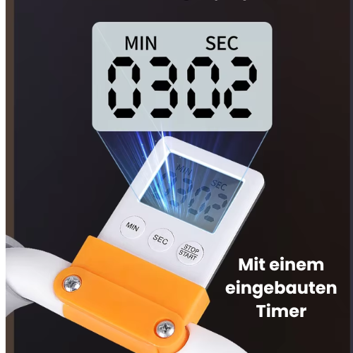 Bauchtrainer - mit Rad & Timer für Zuhause
