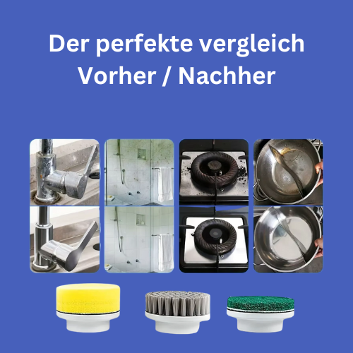 Elektrische Reinigungsbürste mit LED-Display
